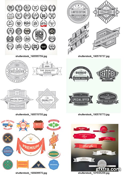 Amazing SS - Badges & Stickers 10, 25xEPS