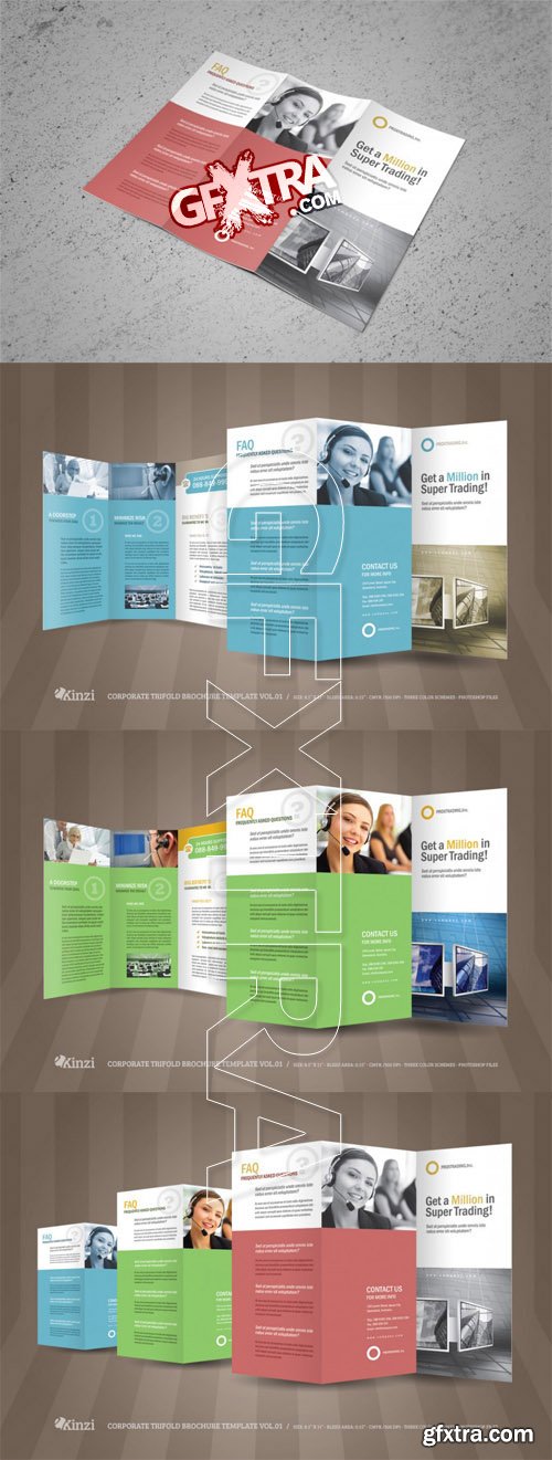 Corporate Trifold Brochure Vol.01