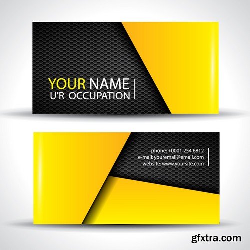 Stock Vectors - Business Card Template 2, 25xEPS