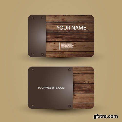 Stock Vectors - Business Card Template 2, 25xEPS