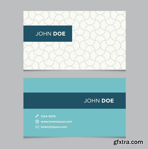 Stock Vectors - Business Card Template 2, 25xEPS