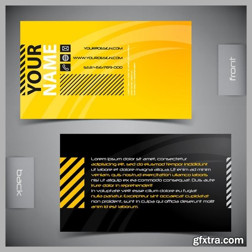 Stock Vectors - Business Card Template 2, 25xEPS