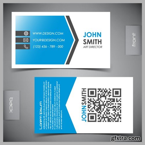 Stock Vectors - Business Card Template 2, 25xEPS