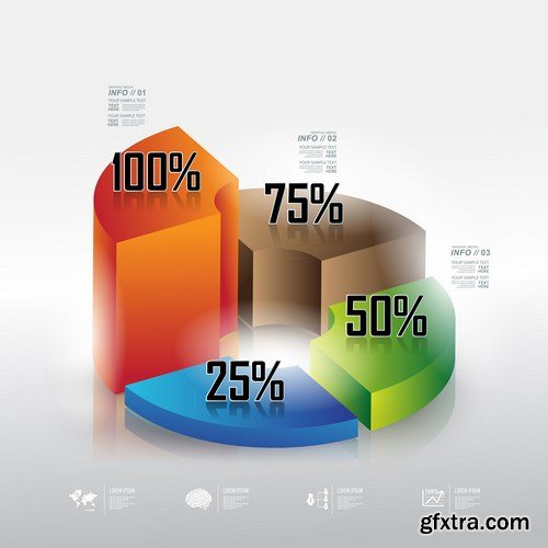 Infographics Collection#57 - 25 Vector