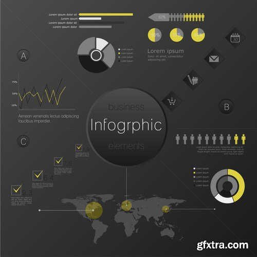 Infographics Collection#57 - 25 Vector