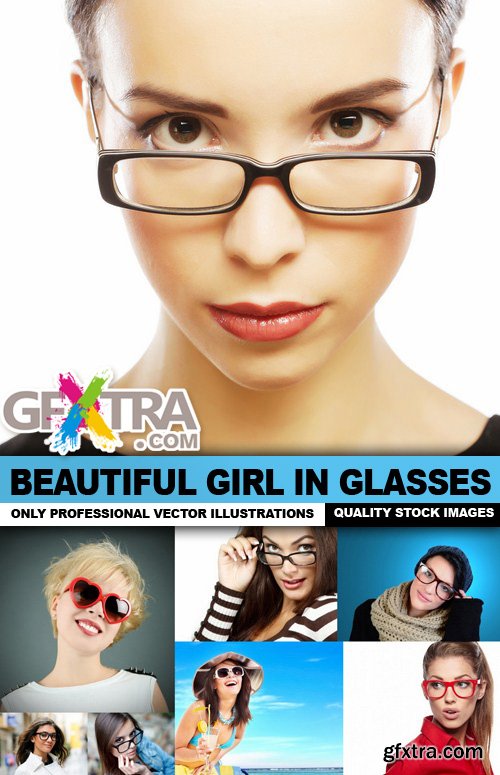 Beautiful Girl In Glasses - 25 HQ Images