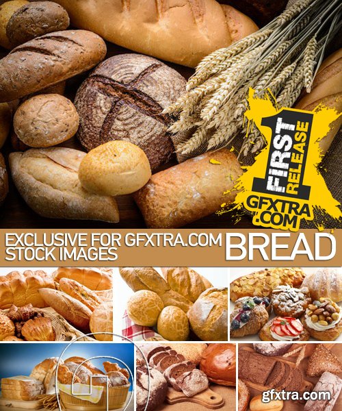 Stock Photos - Bread, 25xJPG