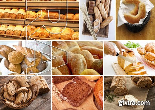 Stock Photos - Bread, 25xJPG