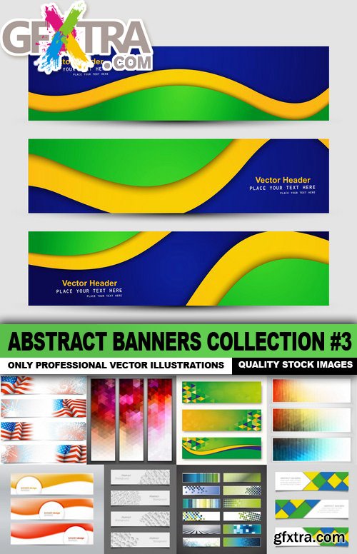 Abstract Banners Collection #3 - 25 Vectors