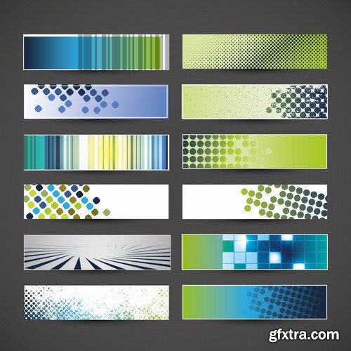 Abstract Banners Collection #3 - 25 Vectors