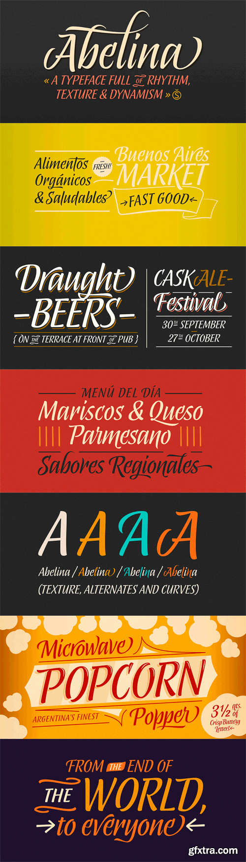 Abelina Font Family - 2 Fonts for $82