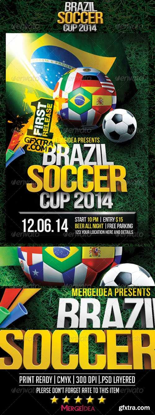 Brazil Soccer World Cup Flyer - GraphicRiver 7722045