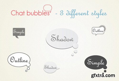 155 Vector Chat Bubbles & Labels