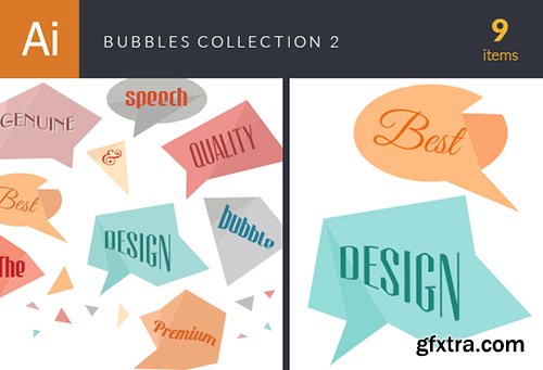 155 Vector Chat Bubbles & Labels