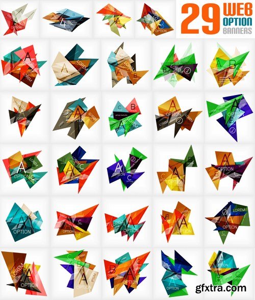 Collection Abstract Design Elements #3 - 25 Vector