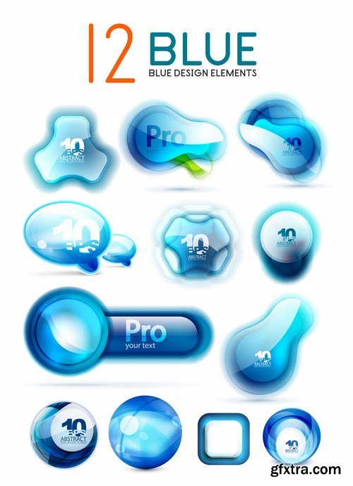 Collection Abstract Design Elements #3 - 25 Vector