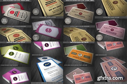 Retro Business Card Bundle