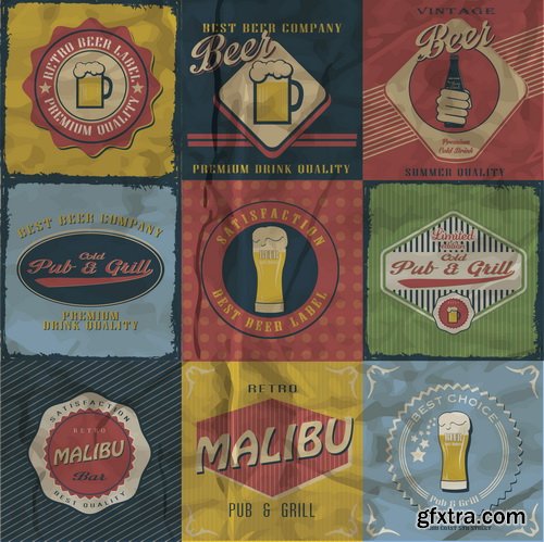 Amazing SS - Stickers of drinks, 25xEPS