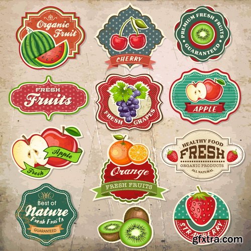 Amazing SS - Stickers of drinks, 25xEPS