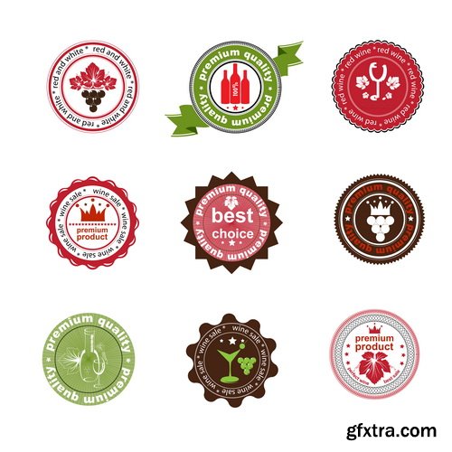 Amazing SS - Stickers of drinks, 25xEPS