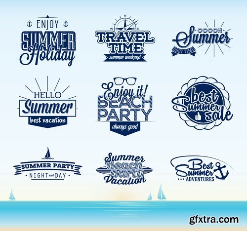 Different Labels & Stickers - 25 Vector