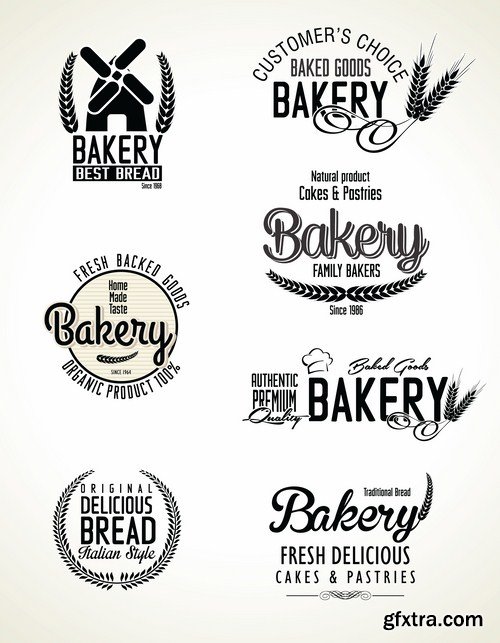 Different Labels & Stickers - 25 Vector