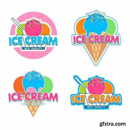 Different Labels & Stickers - 25 Vector