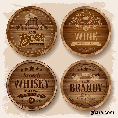 Different Labels & Stickers - 25 Vector