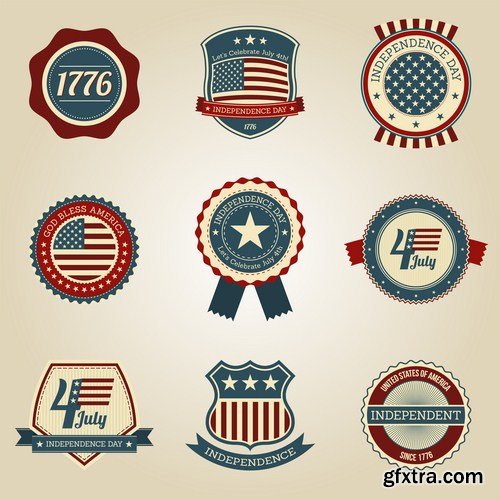 Different Labels & Stickers - 25 Vector