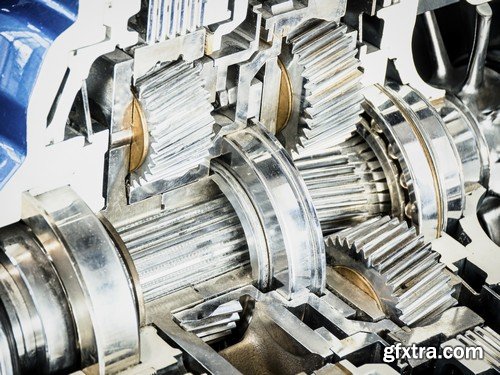 Stock Photos - Gears, cogwheel, mechanism, 25xJPG