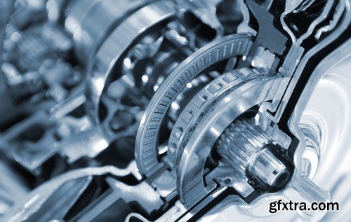 Stock Photos - Gears, cogwheel, mechanism, 25xJPG