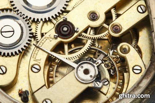 Stock Photos - Gears, cogwheel, mechanism, 25xJPG