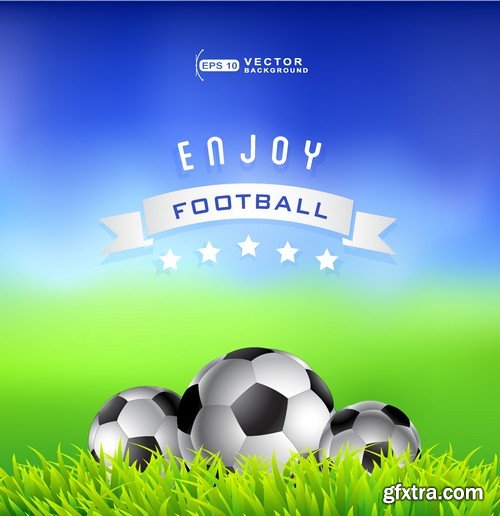 Stock Vectors - Football, soccer 8, 25xEPS