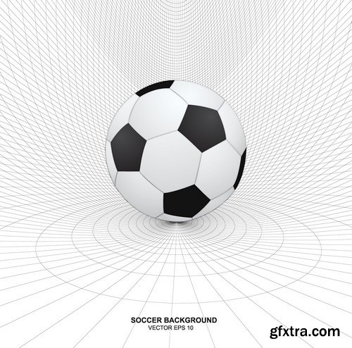 Stock Vectors - Football, soccer 8, 25xEPS