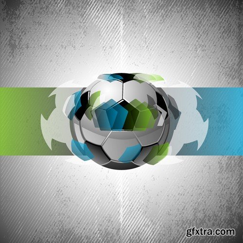 Stock Vectors - Football, soccer 8, 25xEPS