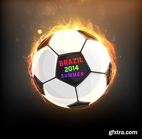 Stock Vectors - Football, soccer 8, 25xEPS