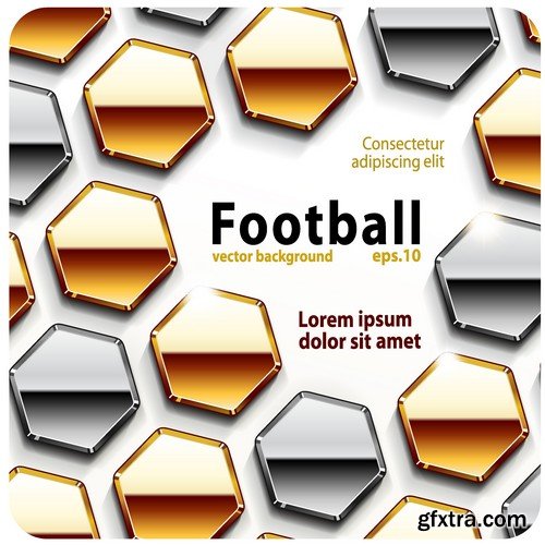 Stock Vectors - Football, soccer 8, 25xEPS