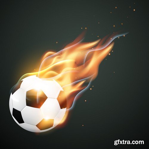 Stock Vectors - Football, soccer 8, 25xEPS