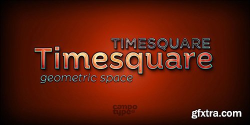 Timesquare Font Family - 6 Font 150$