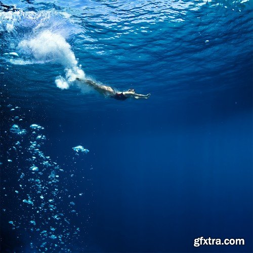 Stock Photos - Swimmer, 25xJPG