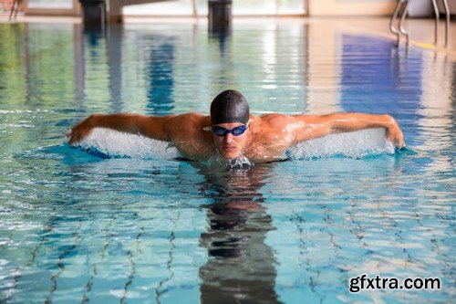 Stock Photos - Swimmer, 25xJPG