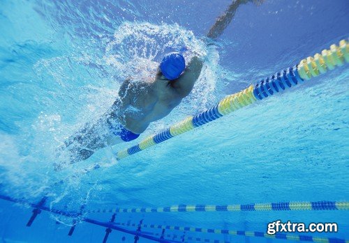 Stock Photos - Swimmer, 25xJPG