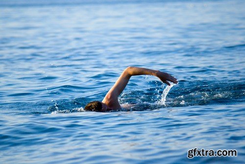 Stock Photos - Swimmer, 25xJPG