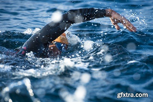 Stock Photos - Swimmer, 25xJPG