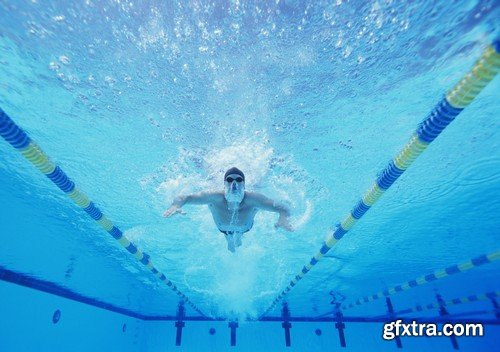 Stock Photos - Swimmer, 25xJPG