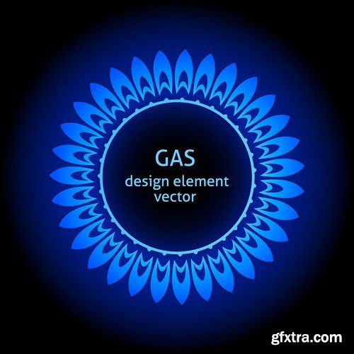 Stock Vectors - Gas Industry, 25xEPS