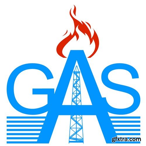 Stock Vectors - Gas Industry, 25xEPS