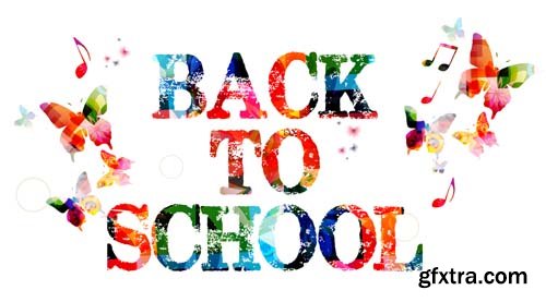 Back to school backgrounds and banners illustrations2, 25xEPS