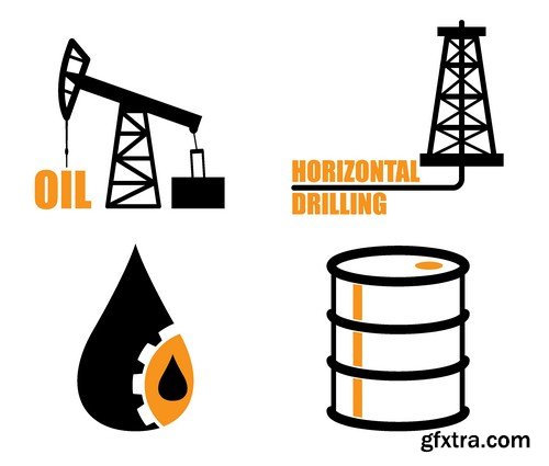 Stock Vectors - Gas and oil industry 4, 25xEPS