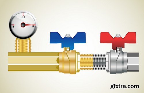 Stock Vectors - Gas and oil industry 4, 25xEPS